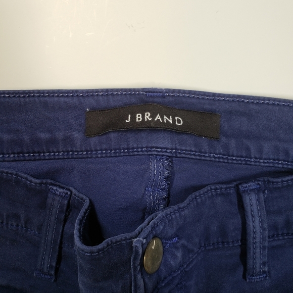 J Brand Women’s Miranda Style Skinny Jeans Zippers Navy Size 29 - Picture 5 of 10